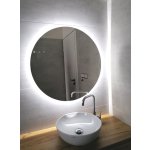 Kulaté zrcadlo s LED osvětlením
